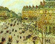 avenue de l, opera Camille Pissarro
